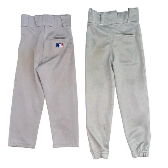 Baseball / Softball T-Ball Grey & Black Play / Practice Pants Bundle Size Small - Picture 5 of 5